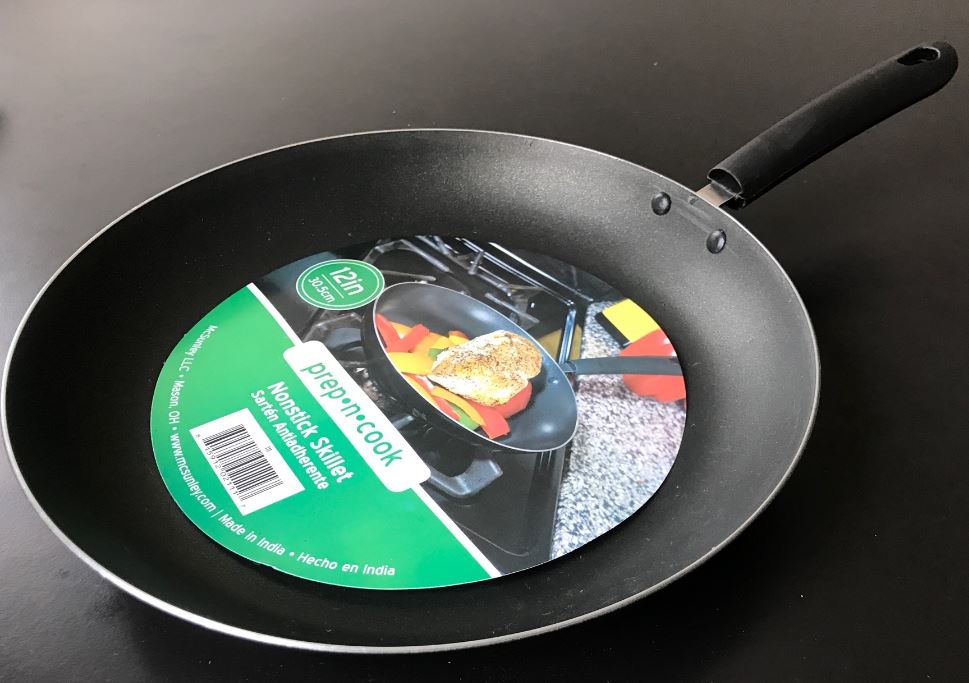 12" Non-Stick Fry Pan, Black