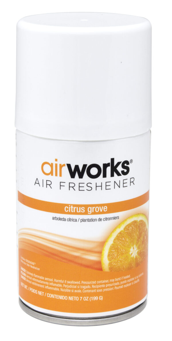 Airworks Metered Air Freshener Refill Citrus Grove Aerosol-7oz