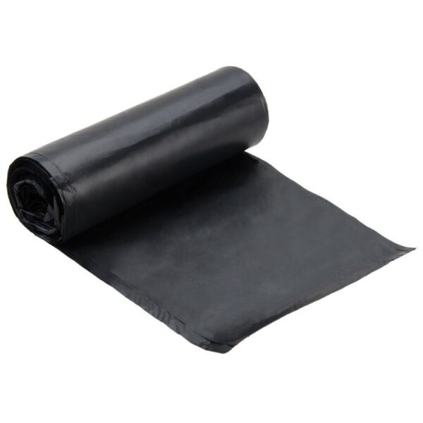 Can Liner-Low Density 38x58 55-60 gallon Black Roll 1.2mil-100/cs